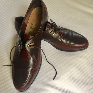 Rockport Oxfords Womens Brown Leather LaceUp Shoes